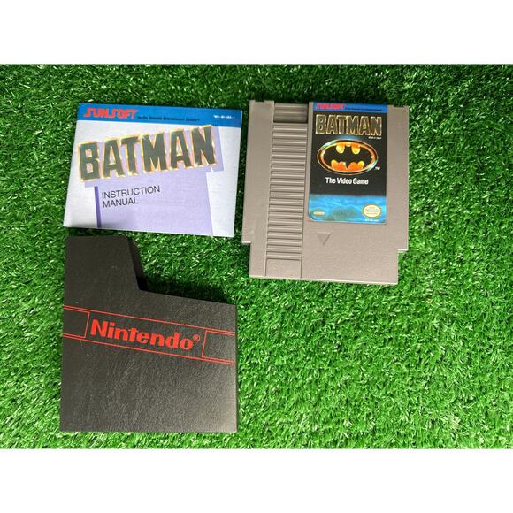Batman: The Video Game NES Nintendo Entertainment System, 1990 - Tested